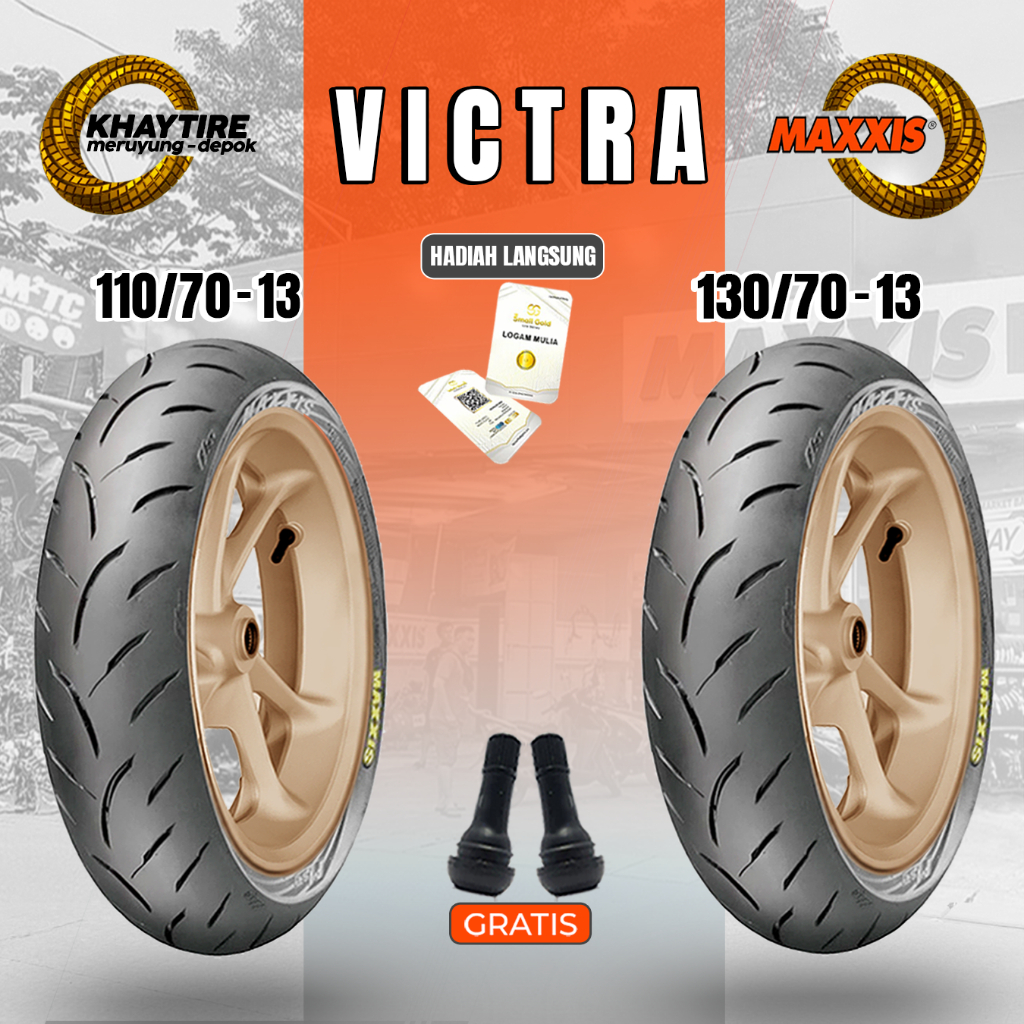 Ban Moto MAXXIS VICTRA 110/70 Ring 13 120/70 Ring 13 130/70 Ring 13 140/70 Ring 13Tubeless