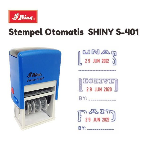 

Stempel Original Shiny S-401 PAID/RECEIVED/LUNAS