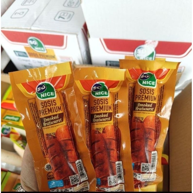 

So Nice Sosis Premium Rasa Sapi Panggang