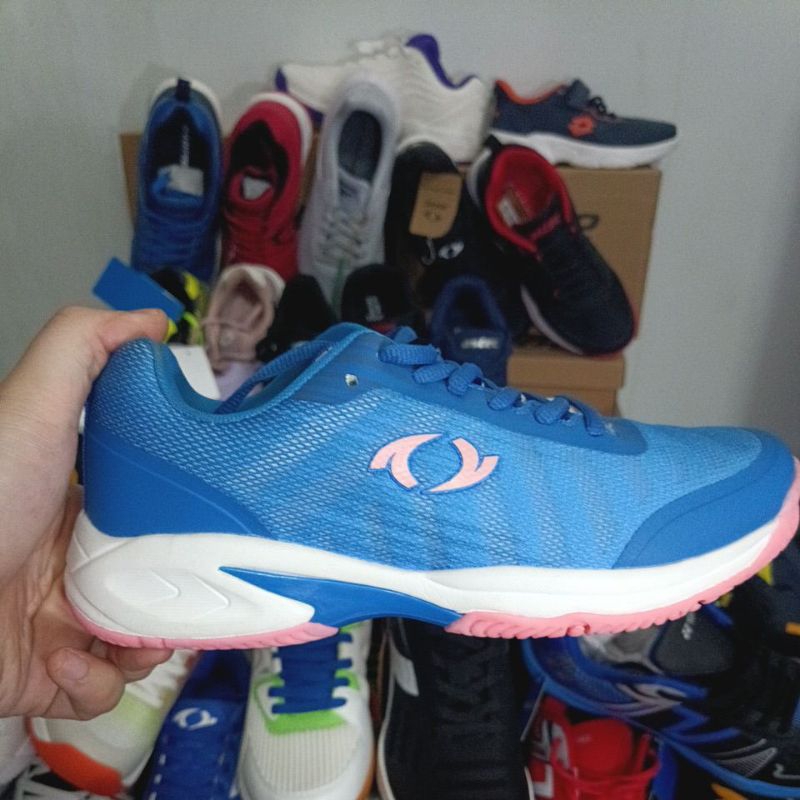 Sepatu Badminton Astec Jovanka Biru Badminton Shoes Astec Jovanka Blue