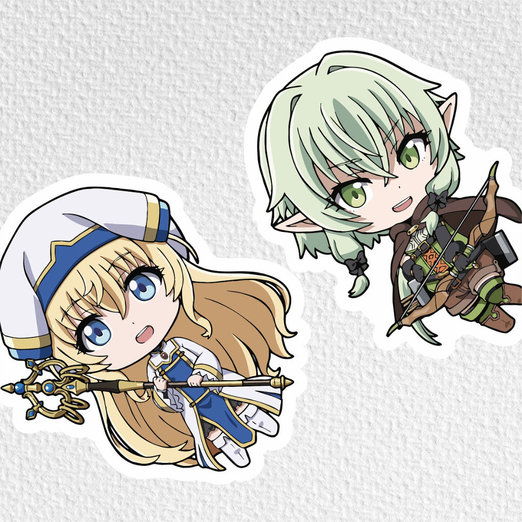 

[ VINYL & CHROMO 7 CM] ANIME cetak stiker Game/STIKER MURAH TEMA ANIME GOBLIN SLAYER /murah/stiker medium