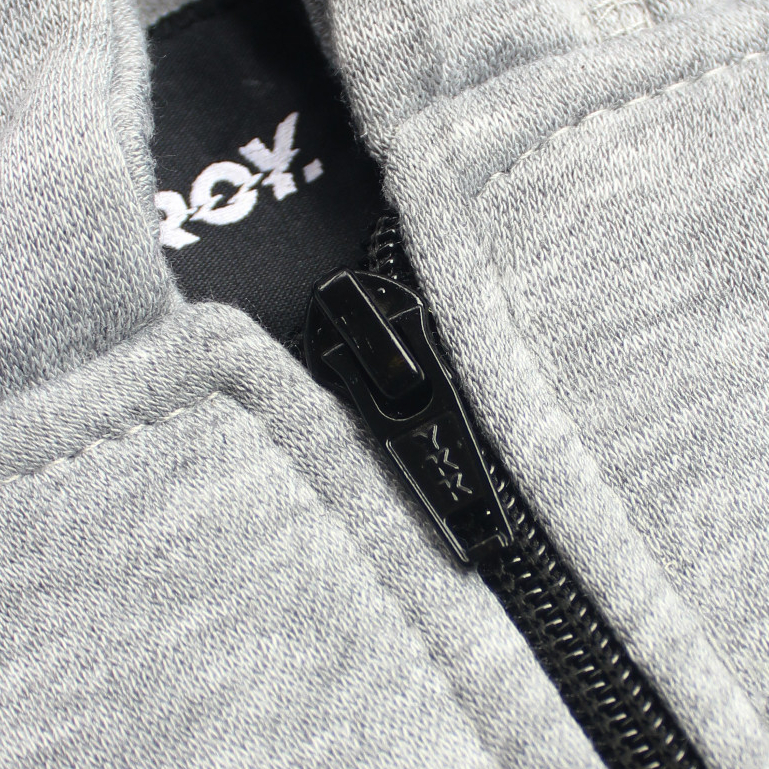 Troy Company Hoodie Zipper Grey Misty Onikuma - Hoodie Zipper Hoodie Abu Misty ZHD 2845