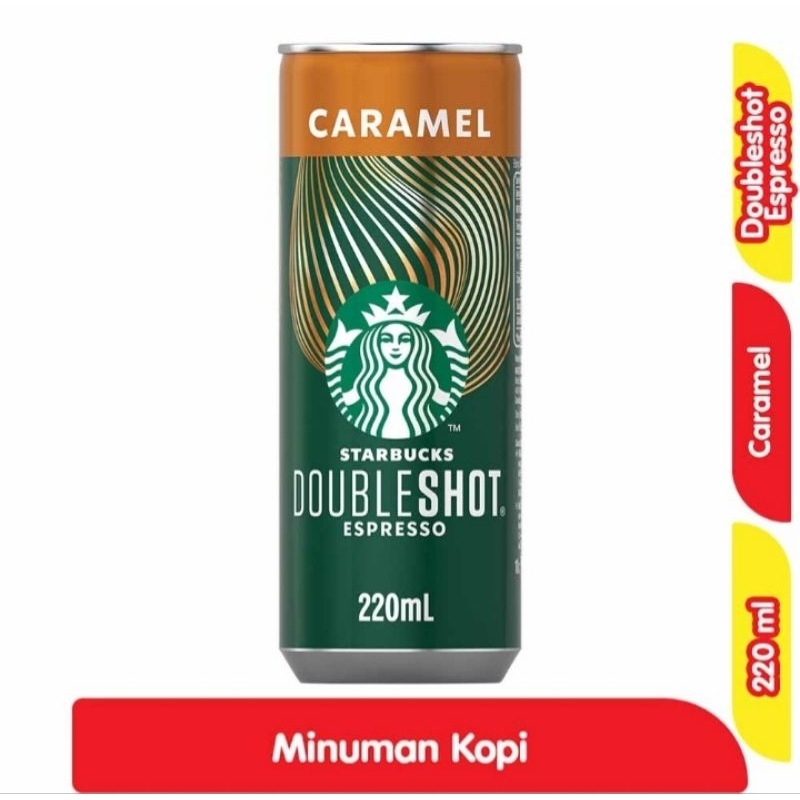 

Starbucks Doubleshot Minuman Kopi Caramel Latte Kaleng 220ml