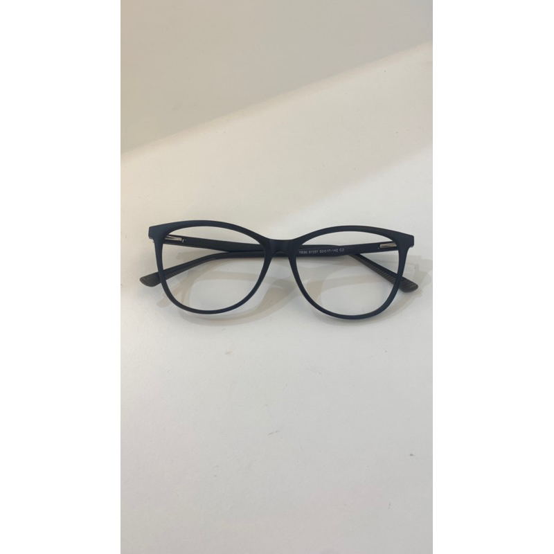 Xilau Eyewear Frame Kacamata Kotak Semi Cat Eye 81357