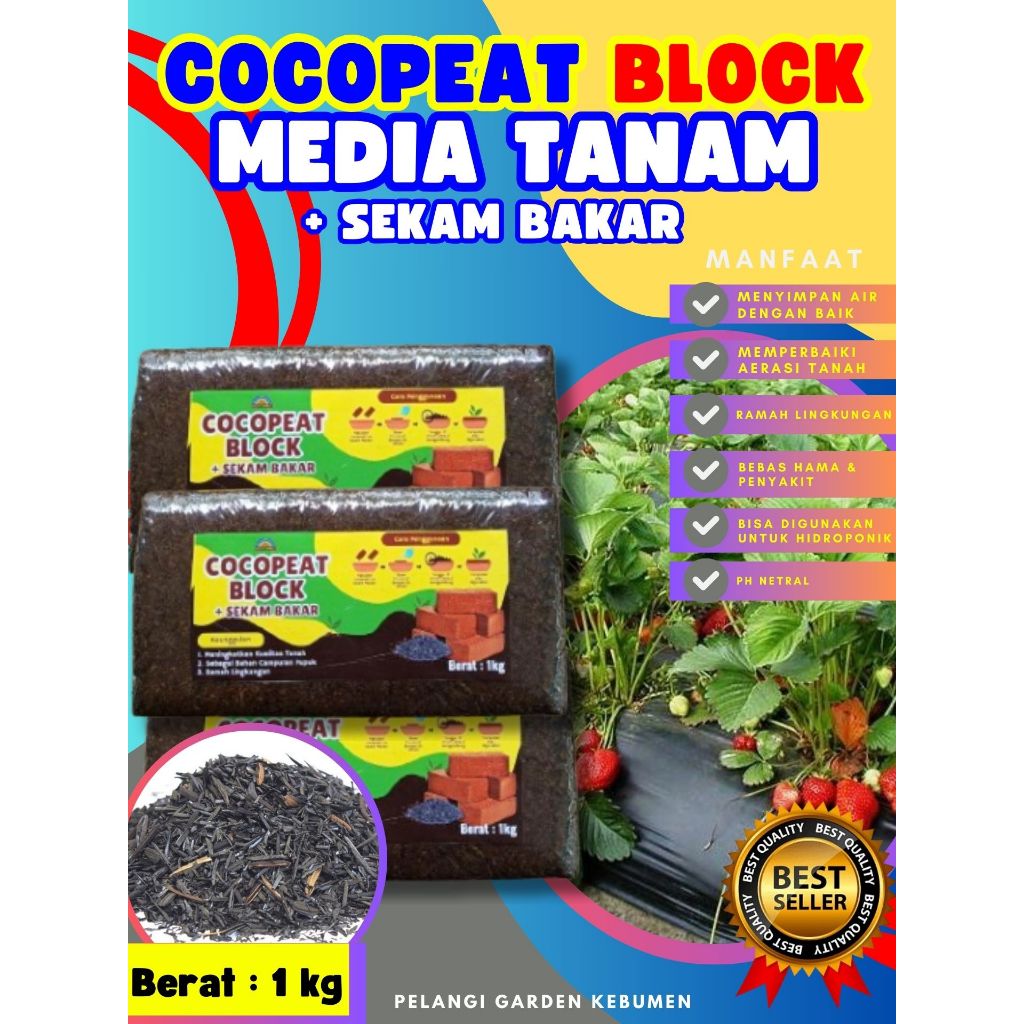 TERBAIK  Cocopeat Serbuk, Cocopeat Sulcata, Cocopeat Termurah