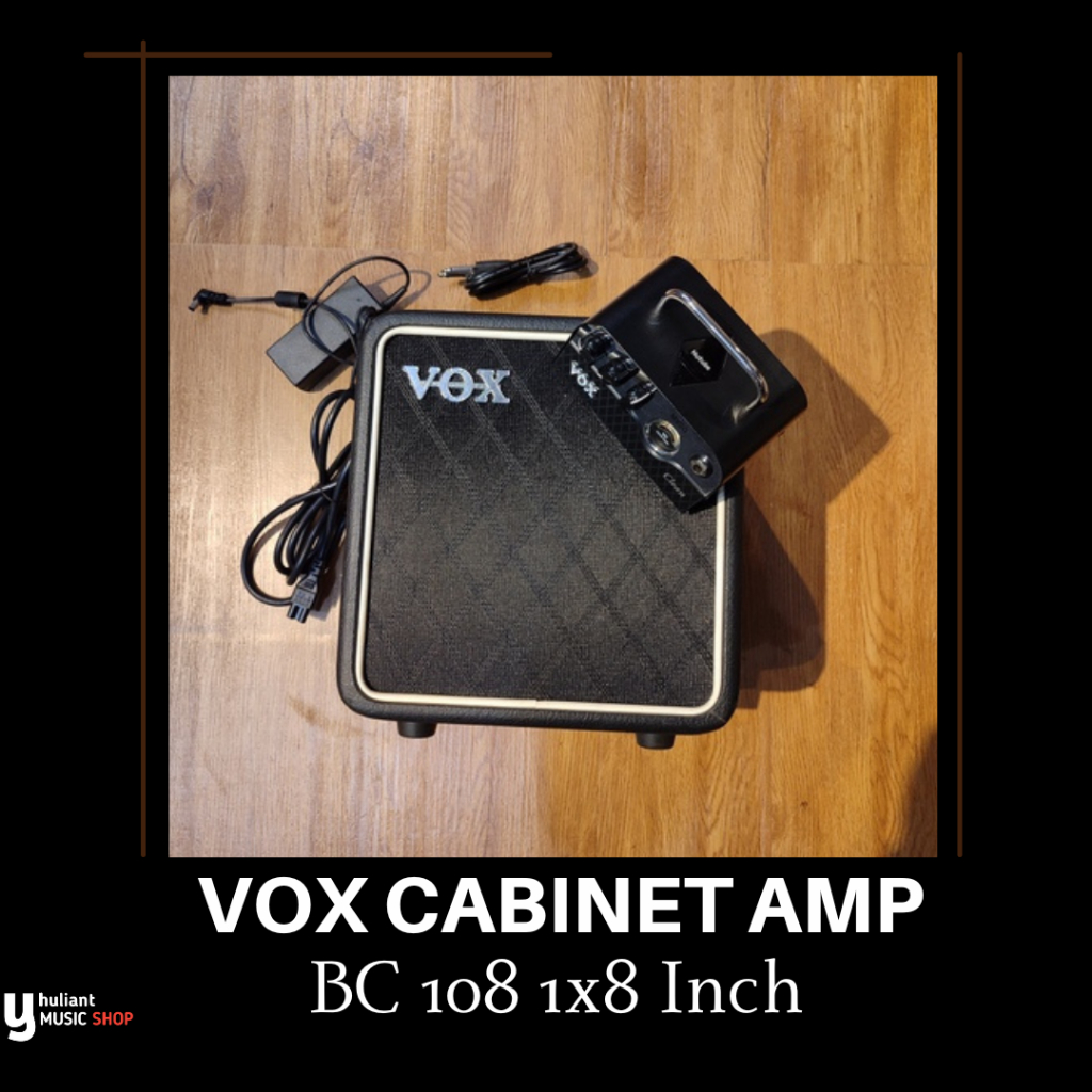 Vox Cabinet amp BC 108 & VOX MV50 Clean Amp 1x8 Inch New Old Stock