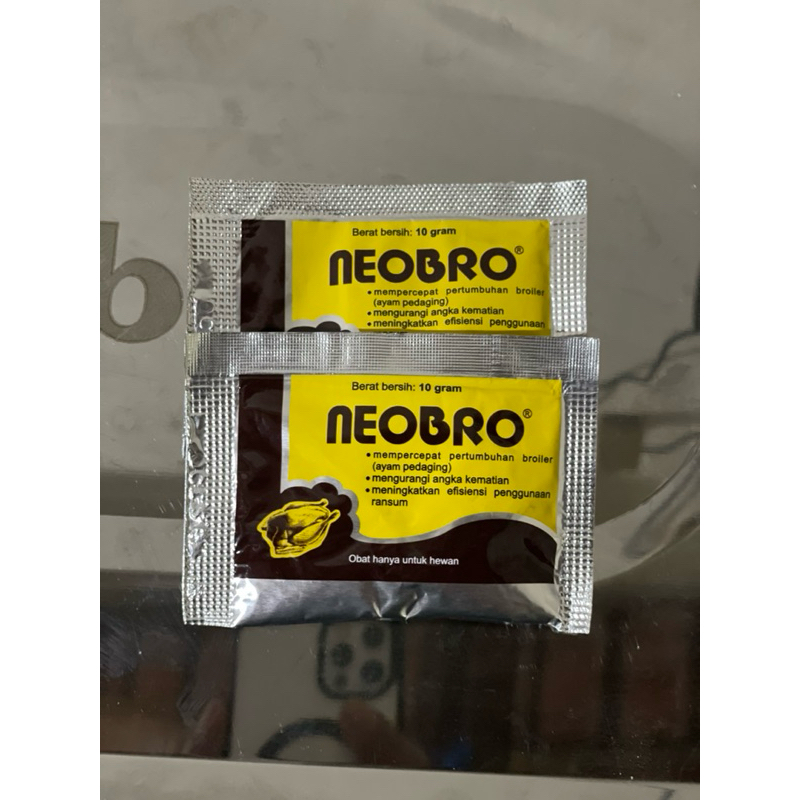 NEOBRO 10 GRAM_ VITAMIN PERTUMBUHAN UNGGAS/AYAM