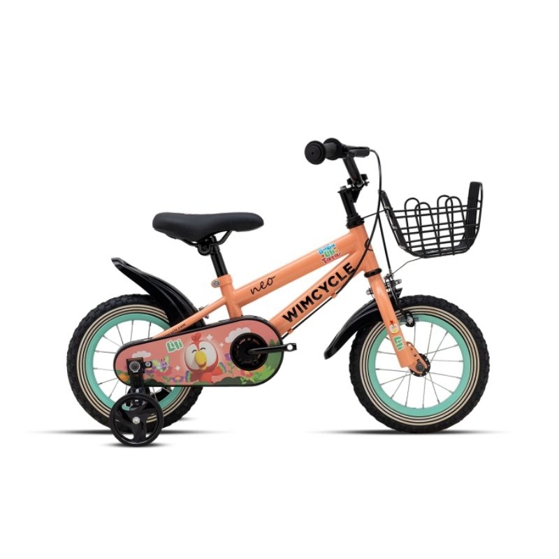 Sepeda Anak Laki & Perempuan WIMCYCLE NEO & NEO BALITA Ukuran 12 Inch Usia 2-4 Tahun Mini BMX