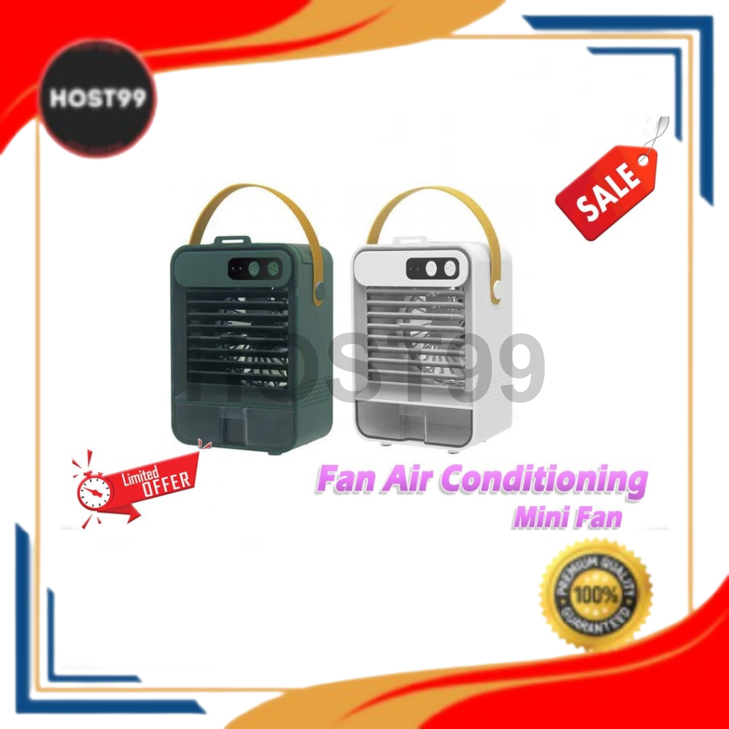 DH - PERALATAN RUMAH FAN AIR CONDITIONING MINI FAN RECHARGEABLE KIPAS AC CAS PORTABLE 0937