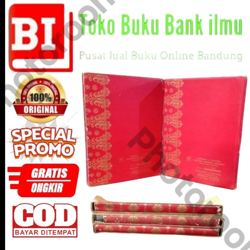 BUKU KATALOG LUKISAN-LUKISAN DAN PATUNG KOLEKSI PRESIDENT SUKARNO ORIGINAL ADA 5 BUKU