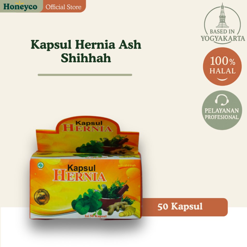 Kapsul Hernia Ash-Shihhah - Kapsul Hernia - Obat Herbal Hernia ampuh