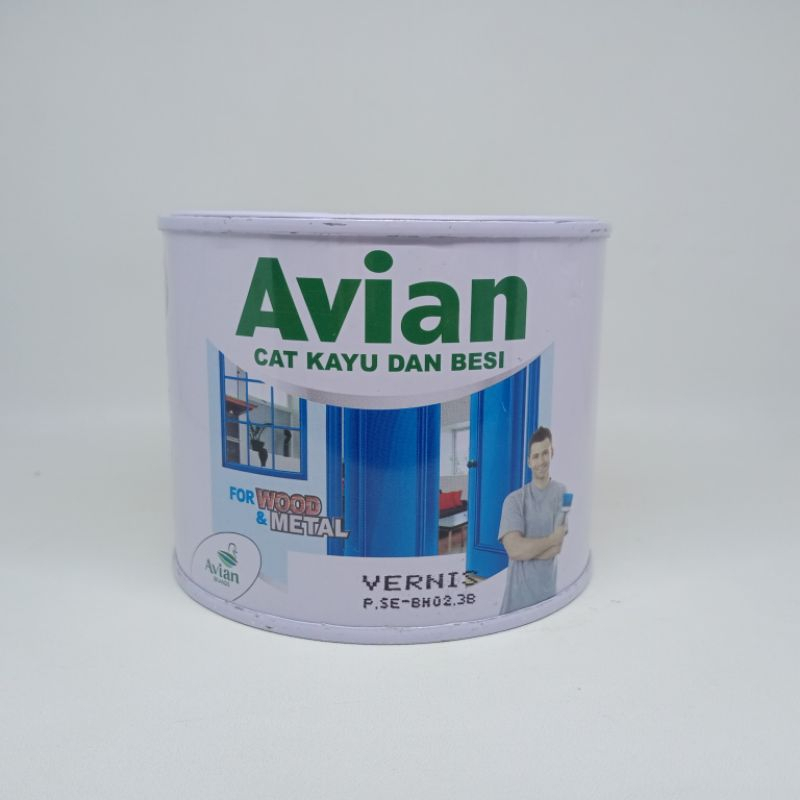CAT KAYU BESI AVIAN VERNIS / TRANSPARAN 500 CC