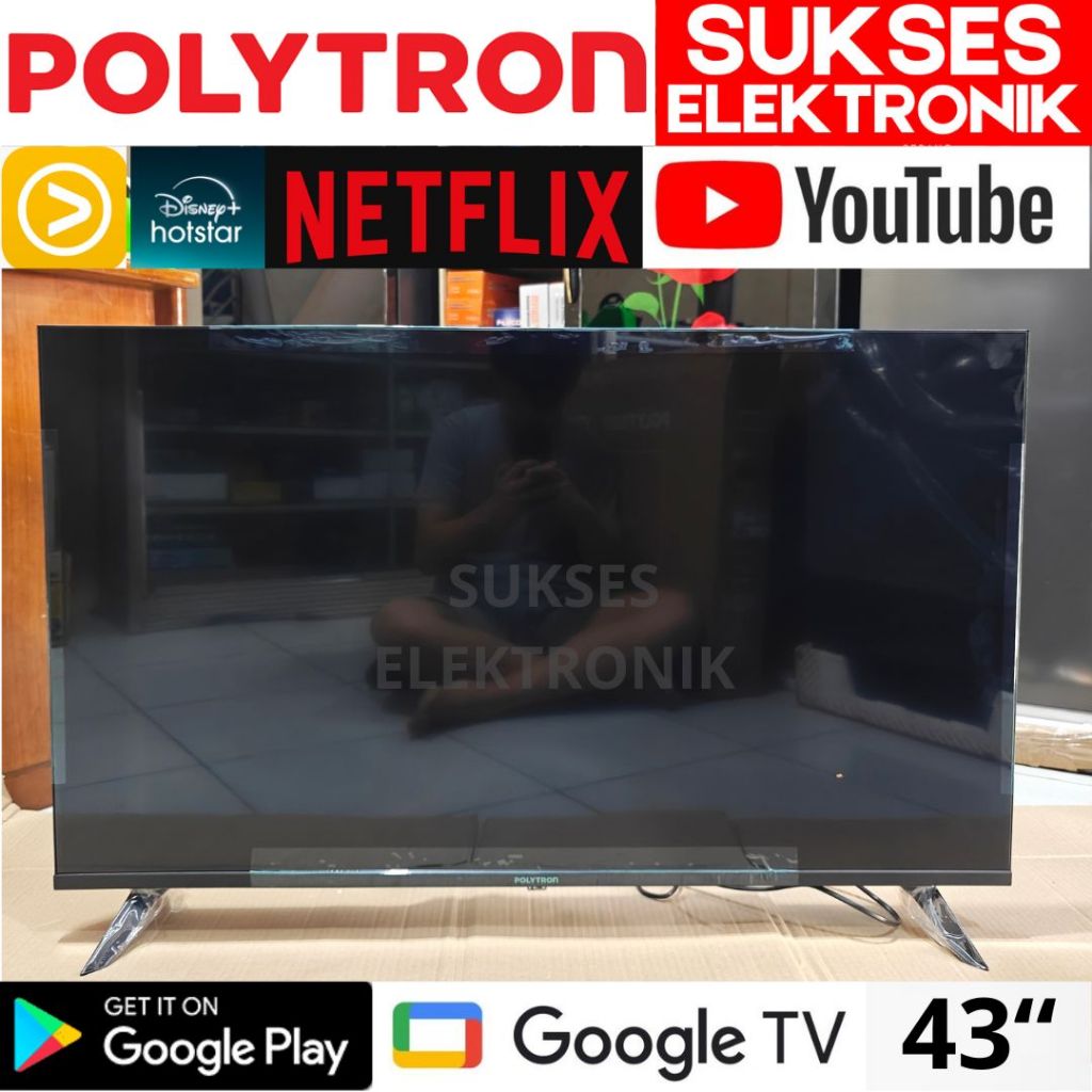 GOOGLE TV TV POLYTRON 43IN PLD-43RG9059 / SMART TV 43 IN INCH INC 43RG