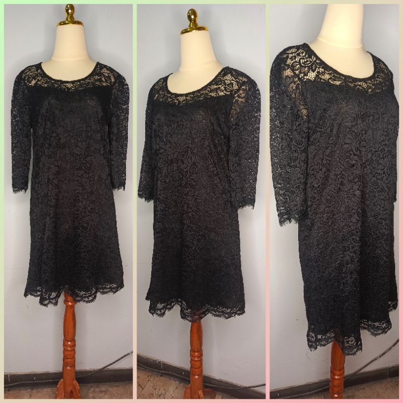 PREMIUM BRUKAT MINI DRESS JUMBO