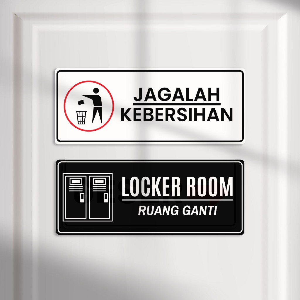 

Signage Locker Room | Tanda Pintu / Ruangan | Label Ruang Ganti