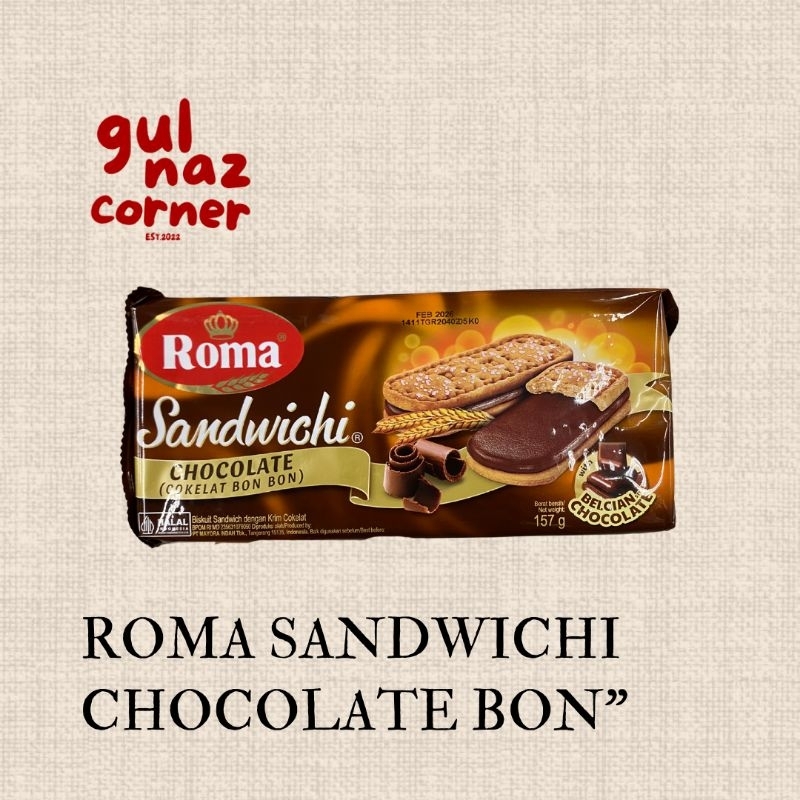 

[FREE BUBBLE WRAP] ROMA SANDWICH CHOCOLATE BON-BON 157 GR
