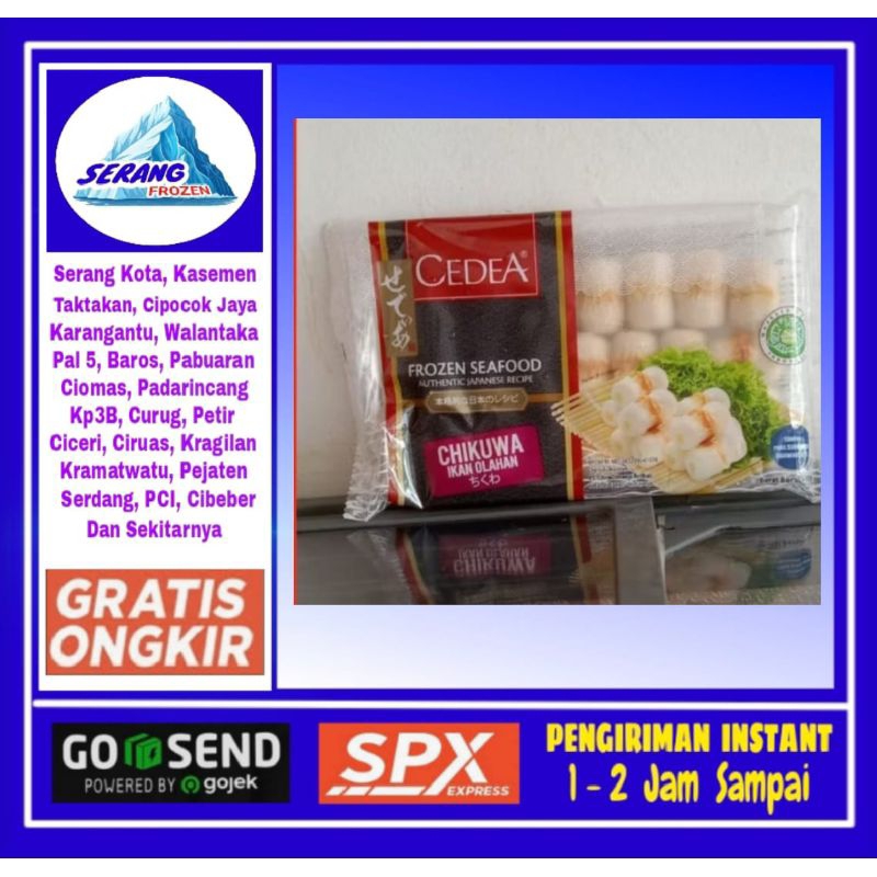 

CEDEA CHIKUWA 250gr, Olahan Ikan CEDEA, Serang Frozen
