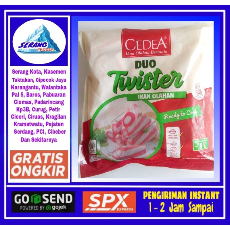 

CEDEA Twister 500gr, CEDEA belang belang, Serang Frozen