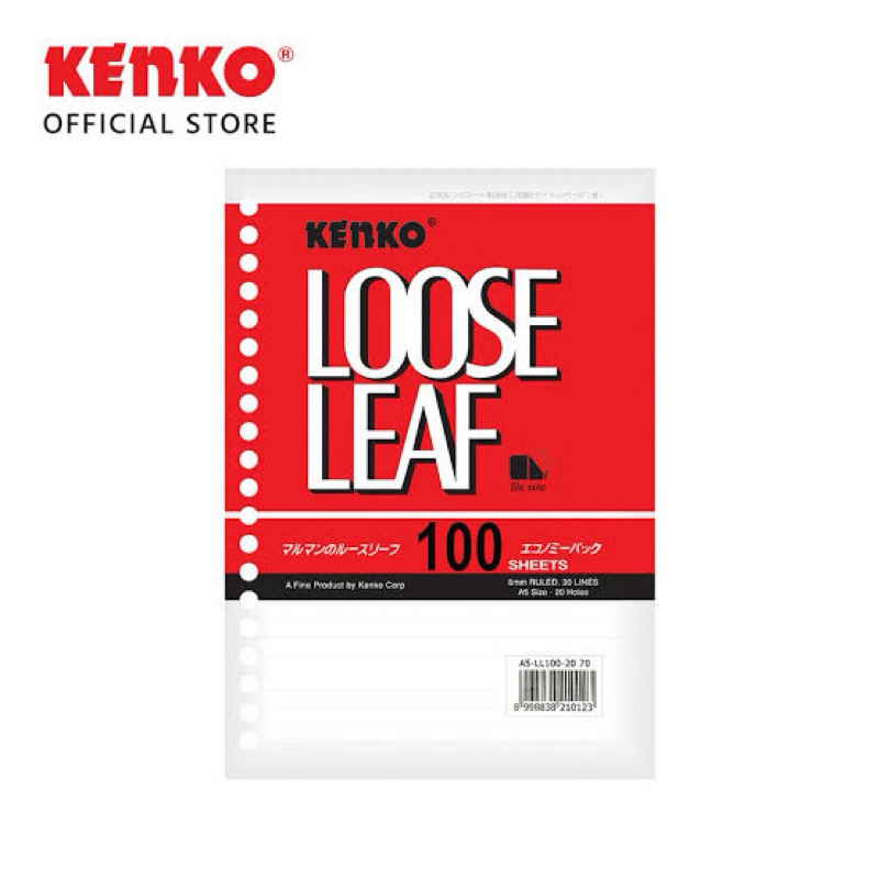 

Isi Binder Kenko A5 100 lembar / Bungkus