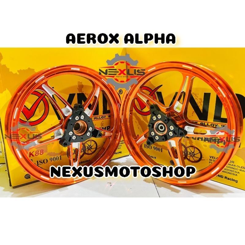 Velg Vnd Bintang Laut Aerox Alpha 185x14 & 215x14 Velg Racing Vnd Bintang Laut Aerox Alpha Turbo/ Ae