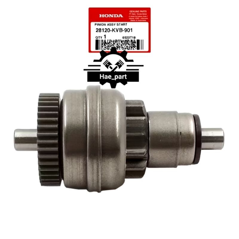 Pinion assy granat doubel stater Honda Beat, Vario, Scoopy, Spacy, kvb