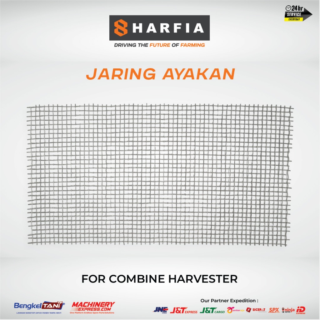 HARFIA | Jaring Ayakan Combine Harvester | Spare Part