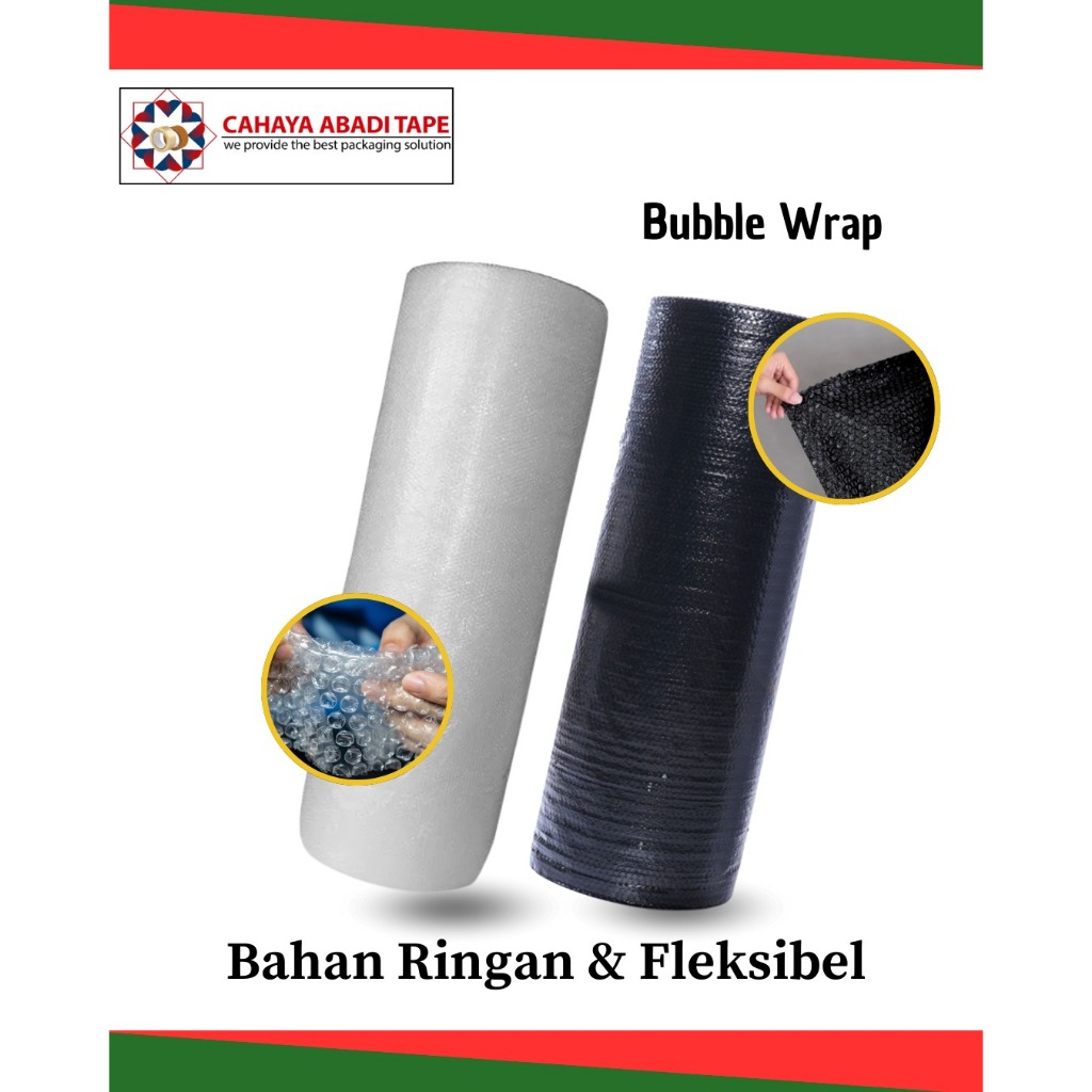 

BUBLE WRAP HITAM/PUTIH 125M X 50 BERAT 2,1KG 1 DRIVER 1 ROLL