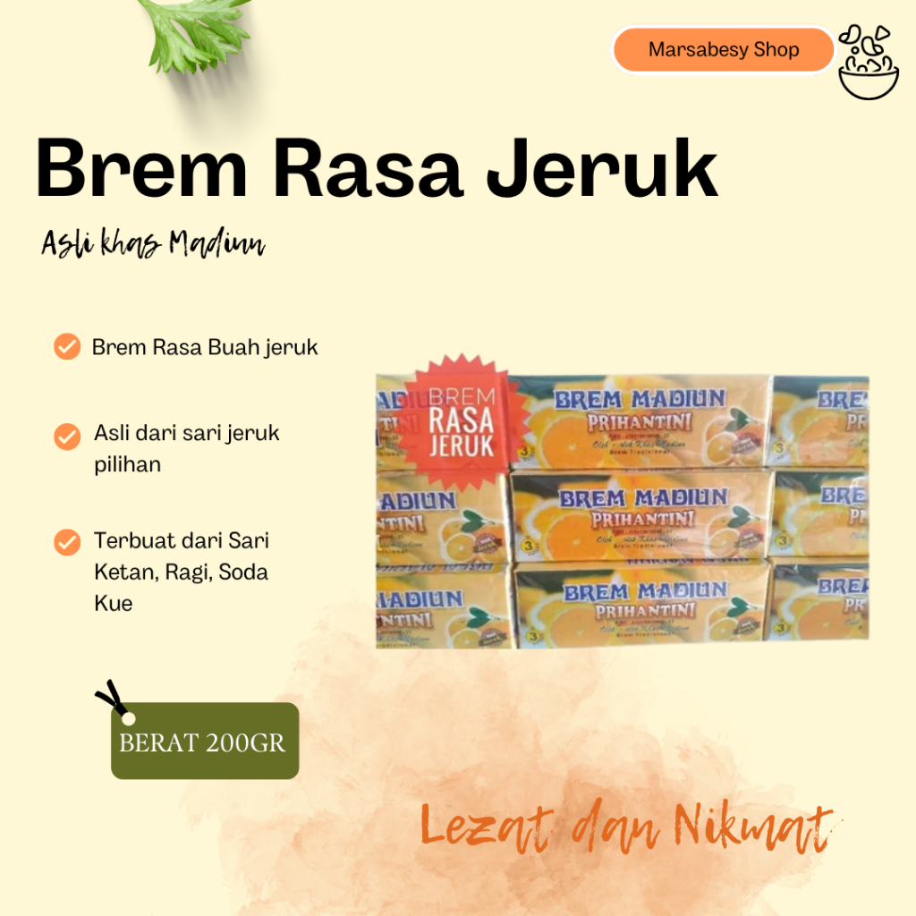 

NEW Brem Madiun Rasa Jeruk Khas Prihantini MURAH BERKUALITAS