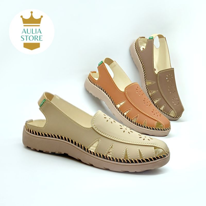 sepatu  wanita jumbo  slip on big size, aulia 91