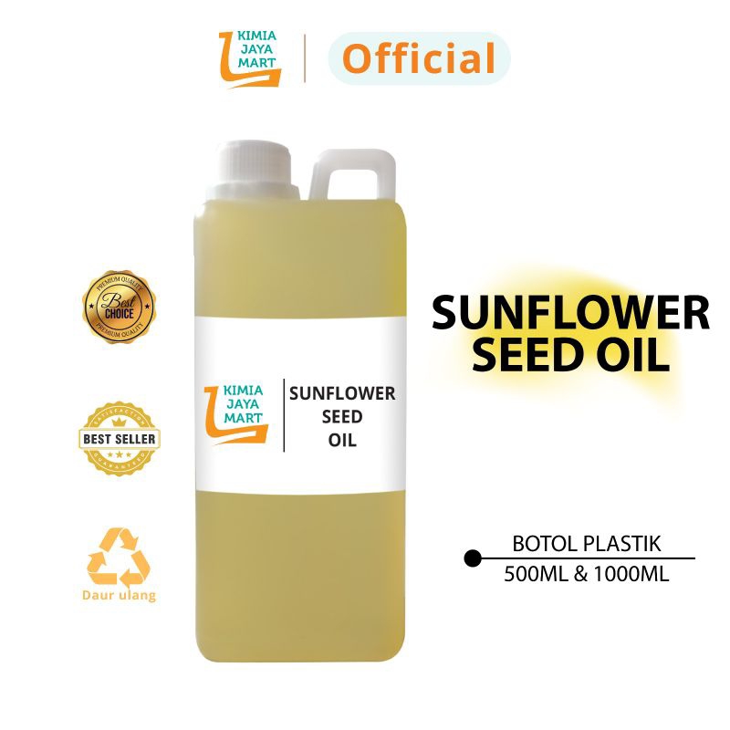 

[ 500ml/1000ml ] Pure Sunflower Seed Oil - Minyak Biji Bunga Matahari Murni