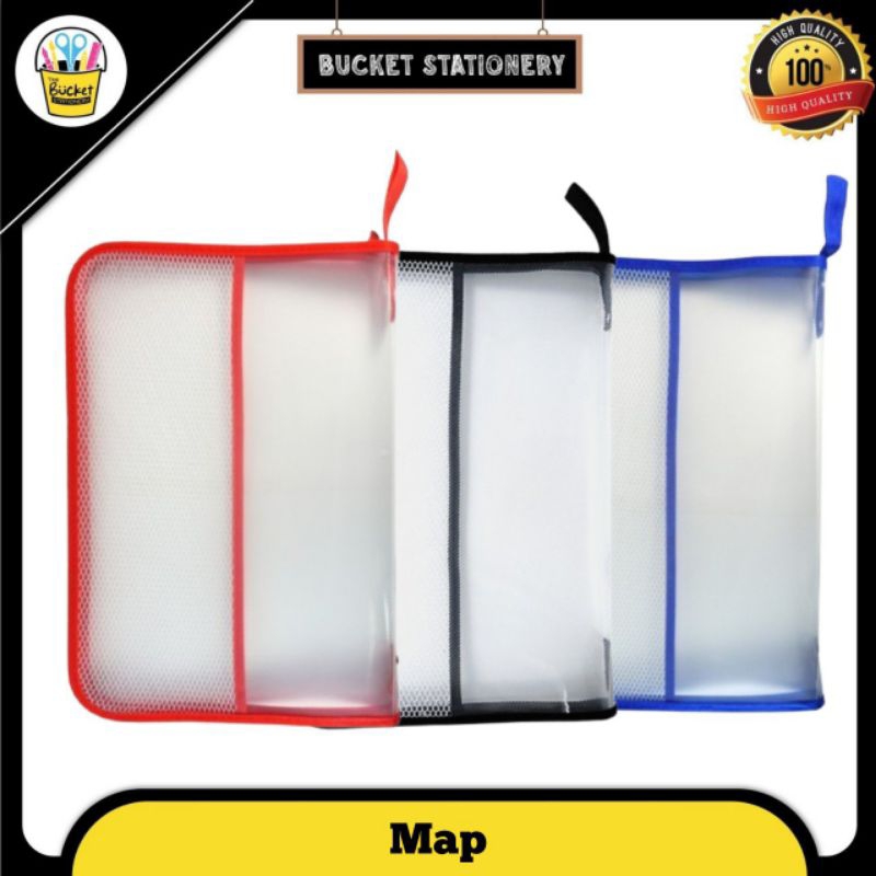 

Map zipper sleting/resleting folio