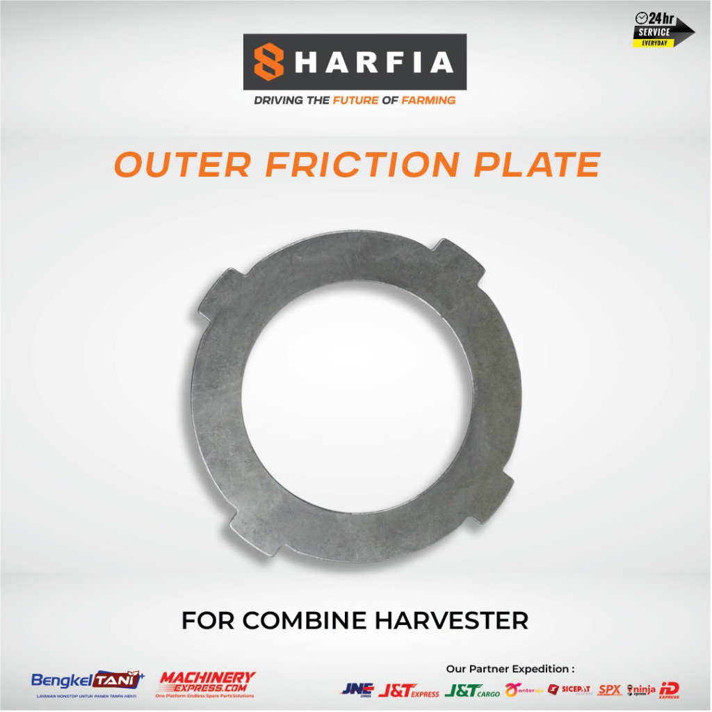 HARFIA | Outer Friction Plate Combine Harvester | Spare Part