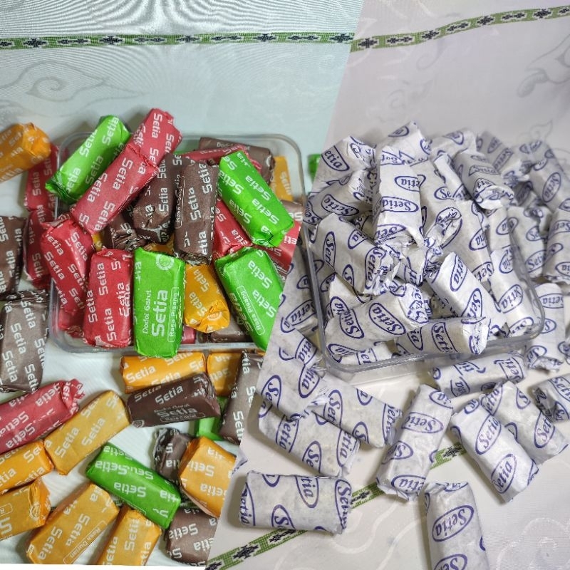 

Dodol garut campur manis legit 1kg macam rasa varian enak