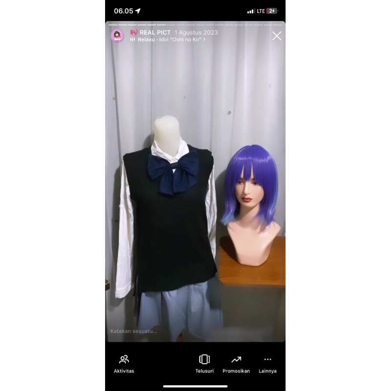 Kostum Cosplay preloved