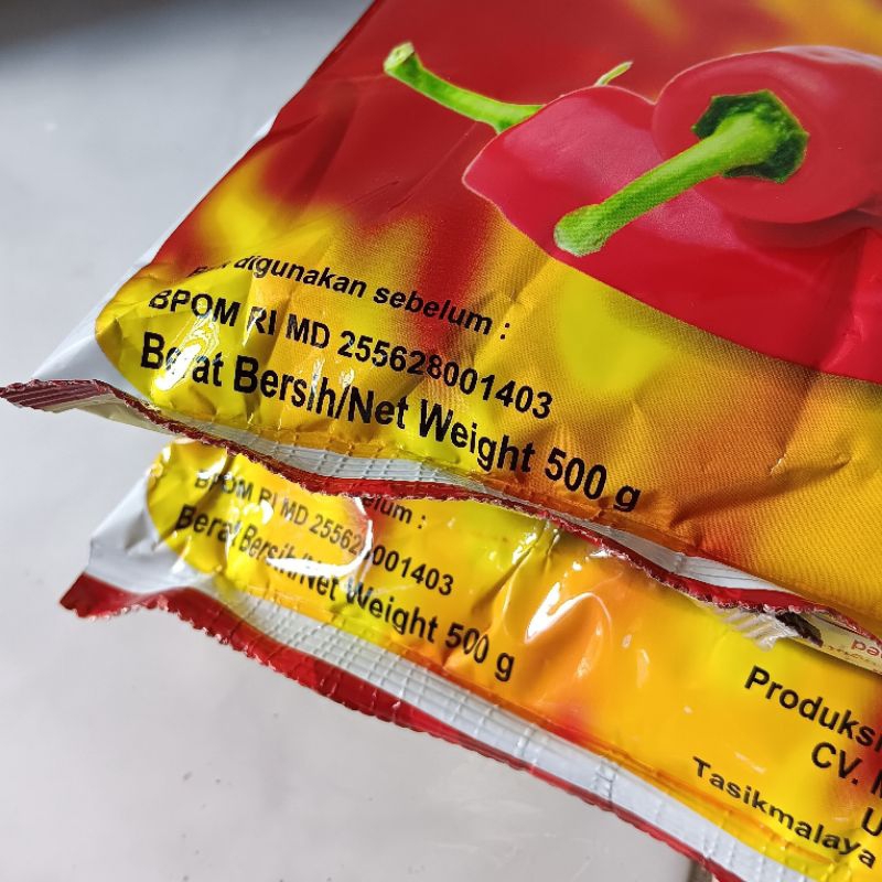 

KTr190 Cabe Bubuk Aida Kemasan 500g Pedas Alami