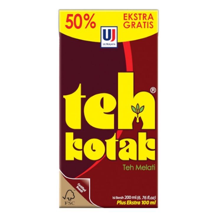 

Teh Kotak Jasmine 300ml - 1 Dus Isi 24 Kotak | Minuman Teh Segar Siap Minum