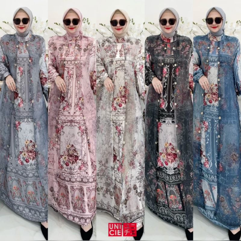 (S) UNICIE HELENA TSABINA Baju Dress Wanita muslimah Hellena Dress By Unicie.