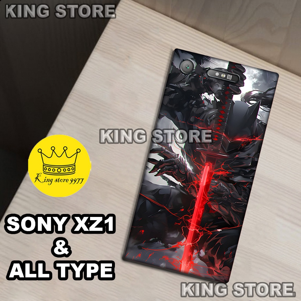 (KS13)  Softcase karet untuk SONY XZ1 Motif gambar karakter Robot/casing SONY XZ1 terbaru/kesing hp/