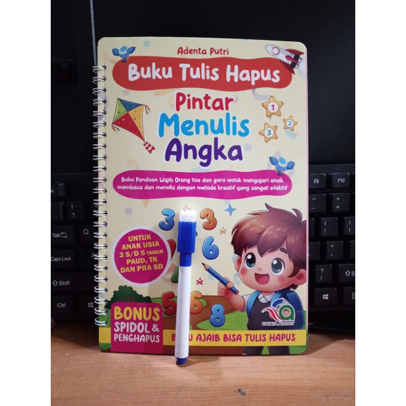 

BUKU TULIS HAPUS PINTAR MENULIS ANGKA