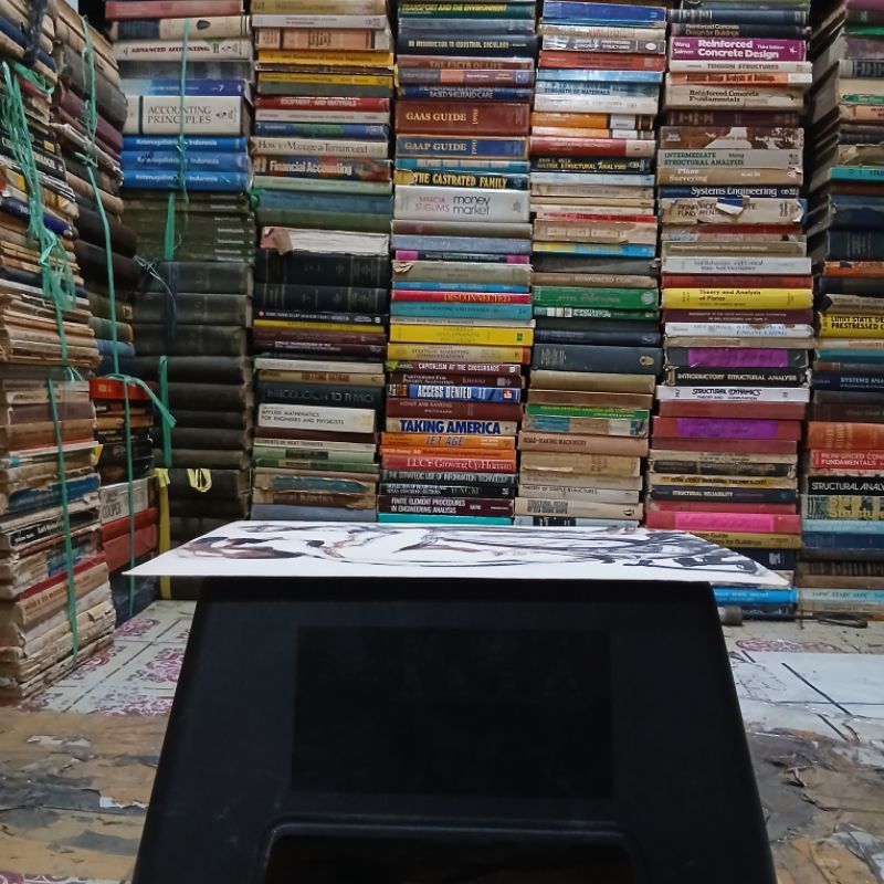 

lukisan cat minyak size tinggi 40cm lebar 27cm