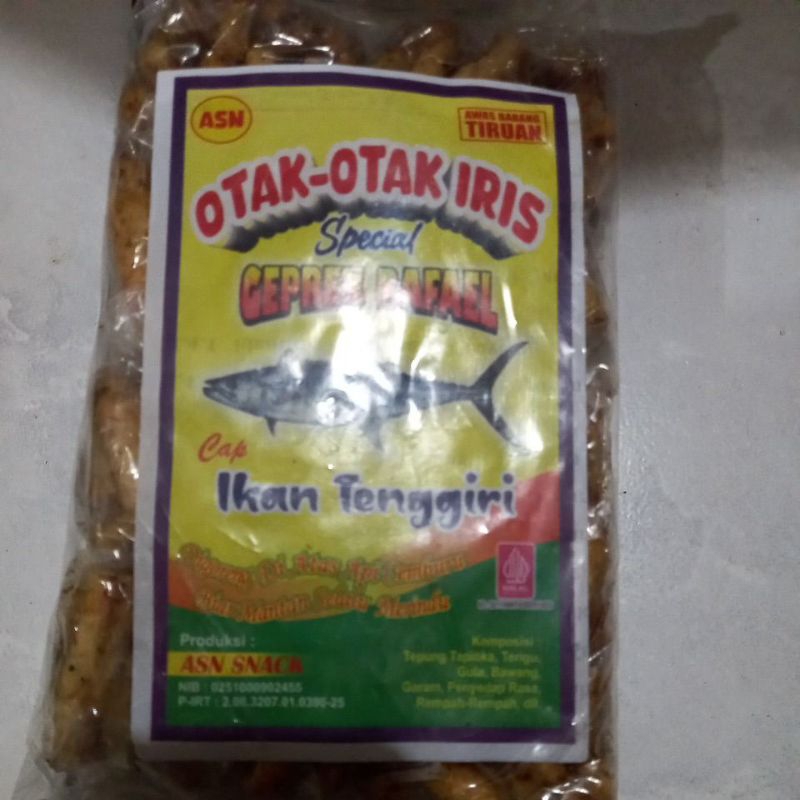 

Snack Otak-Otak Iris Special Geprek Rafael(isi 20 bks)