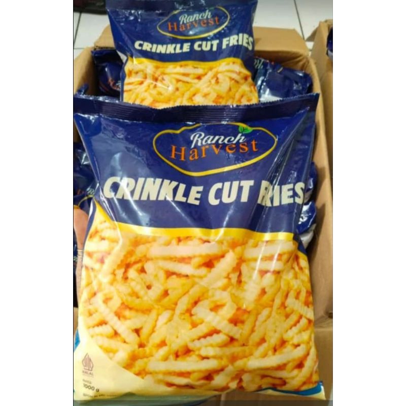 

kentang goreng crinkle 1kg
