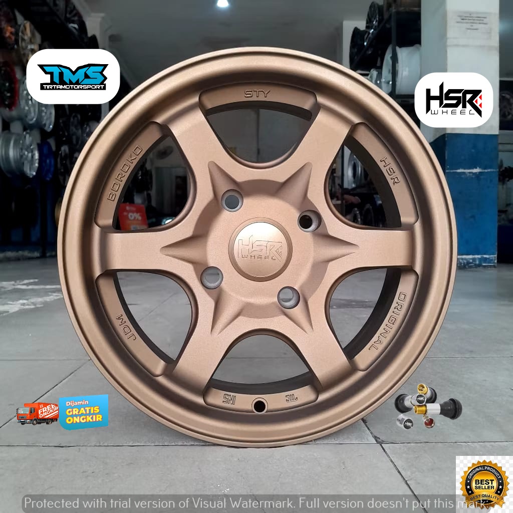 Velg Mobil Murah Ring14 Pcd 4x114,3 HSR STY Mobil Kijang Lgx Super Optra Accent Elantra Xenia Avanza