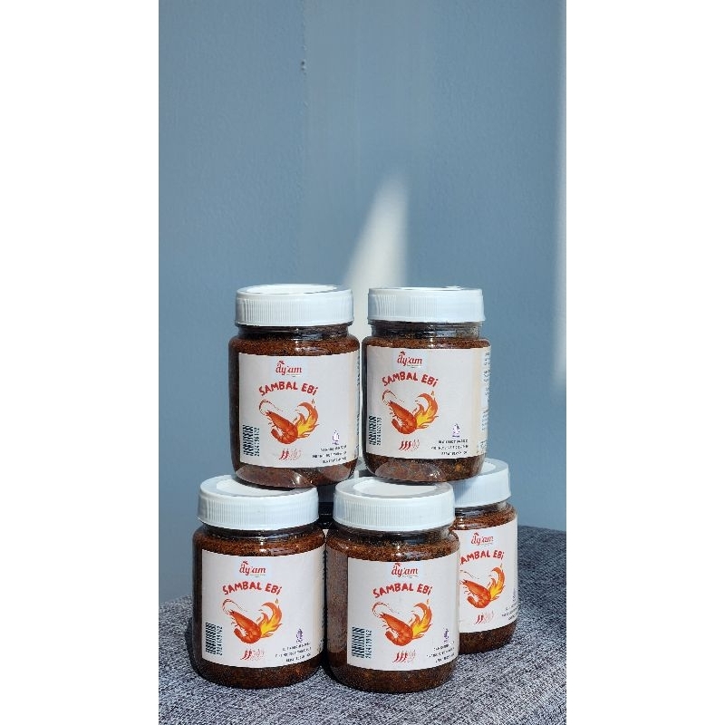 

Sambal Ebi Level 2 Home Made by Ay'am Corp Sambal ebi original homemade udang rebon kering tahan lama enak gurih rumahan kemasan botolan praktis nasi hangat oleh-oleh siap saji khas Indonesia premium