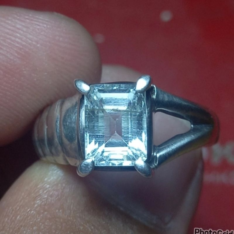 natural aquamarine kristal bening