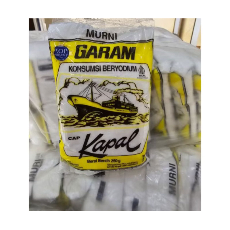 

GARAM KAPAL 250 gram Original murah bumbu dapur penyedap rasa