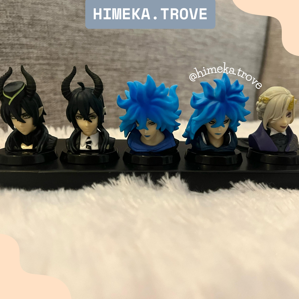 Disney Twisted Wonderland Choco Egg Mini Figure – Malleus, Idia, Vil