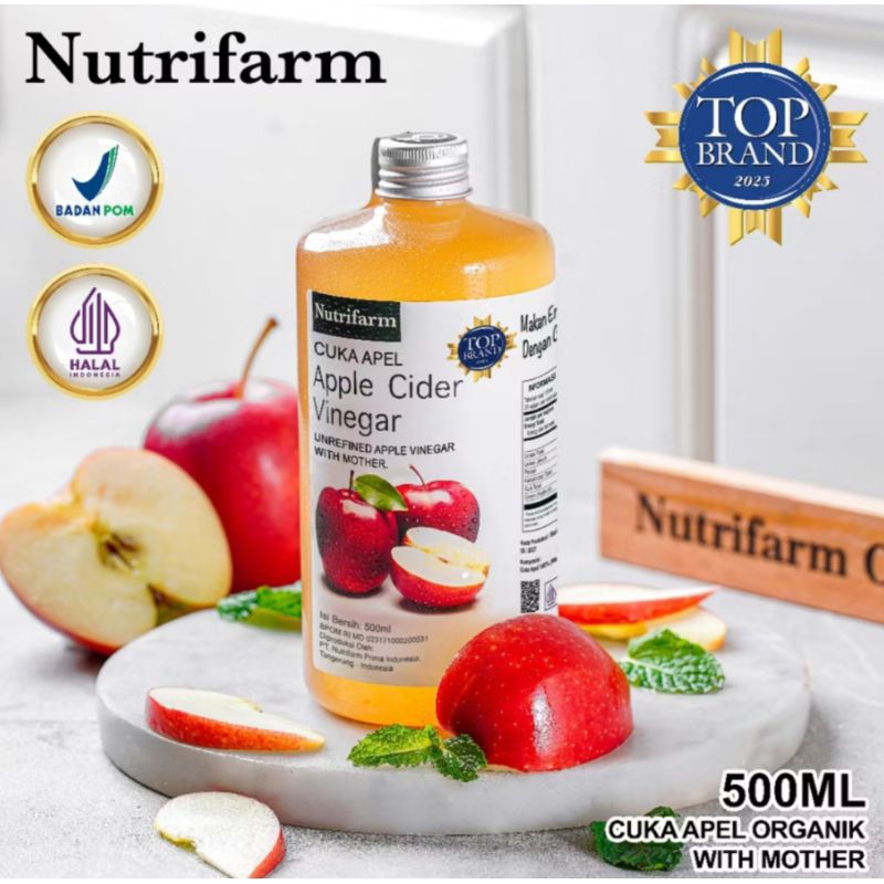 

BPOM Nutrifarm Cuka Apel With Mother 250ml