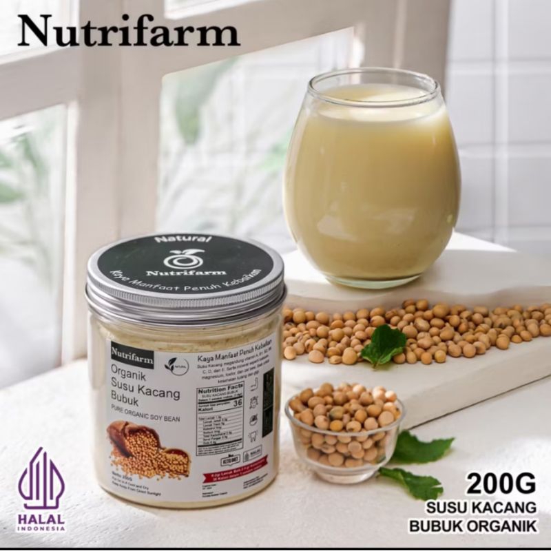 

BPOM Nutrifarm Susu Kacang Kedelai Sangrai 200g