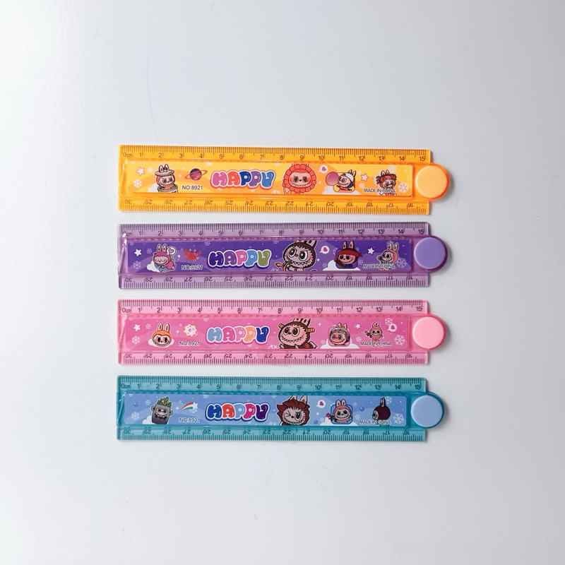 

Penggaris LIPAT labubu 1 set dapat 4 pc